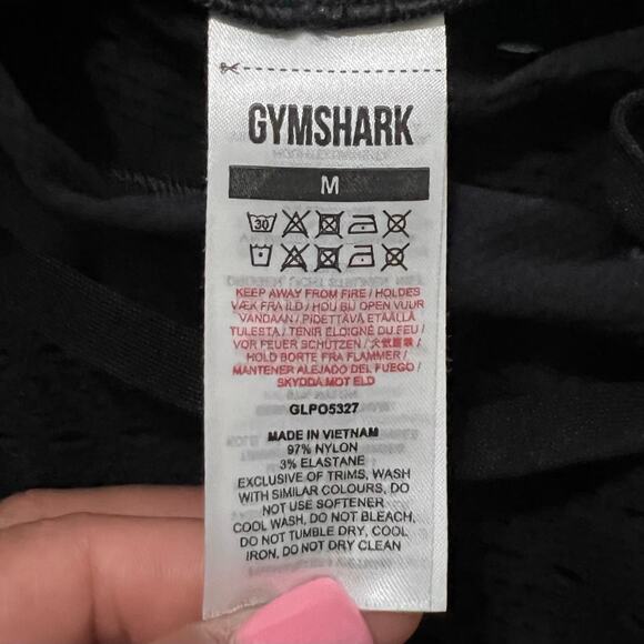 Gymshark Women's‎ Black Long Sleeve Energy Seamless Hoodie Size Medium - Picture 12 of 12